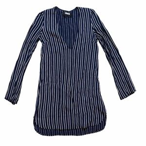 Reformation Stripes Tunic Slip Dress